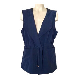 𝅺P. Cill Navy Utilty Style Vest